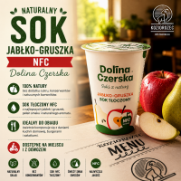 Naturalny sok jabłko - gruszka 0.2 l